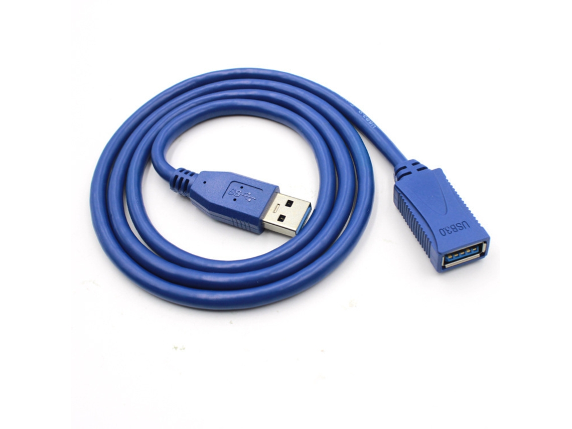 Cabo Extensor Usb 3.0 Macho fêmea, 5gbps, 3m, Compatível Ps4/xbox/teclado/rato/impressora Azul HEXINYIGJLY