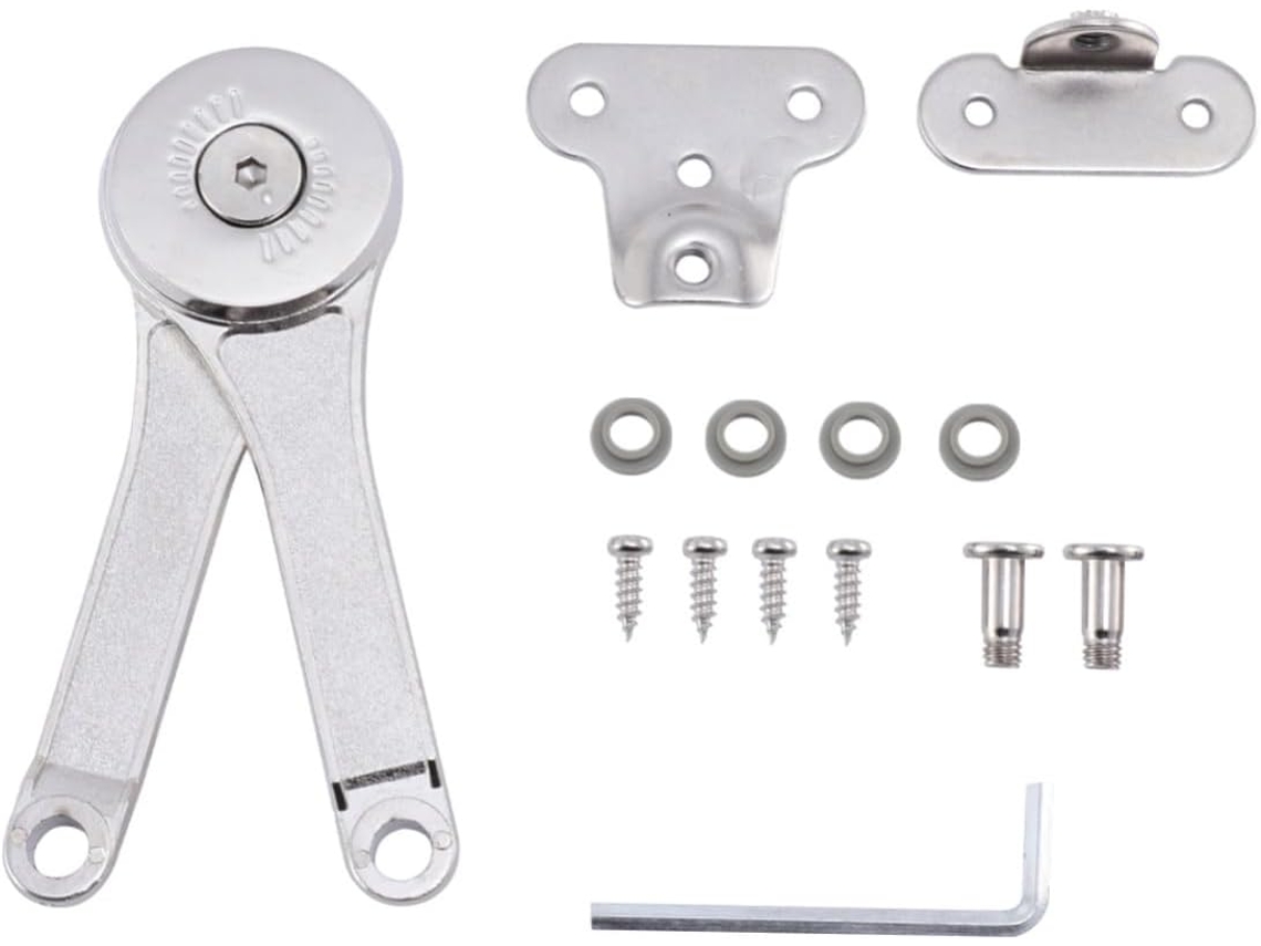 De Liga Zinco Para Porta Armário Com Mola A Gás E Kit Amortecedor.