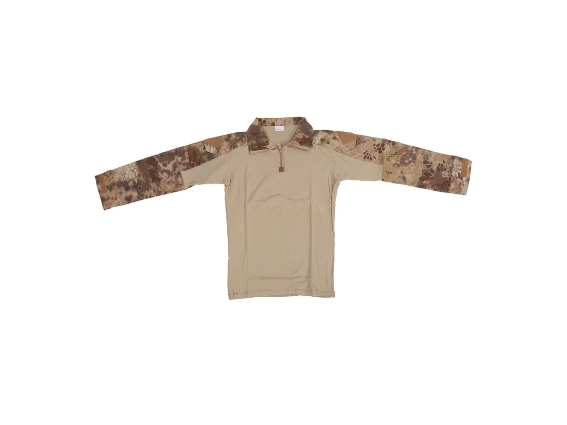 Camisa de Combate Unissex Estampa Python Marrom XL