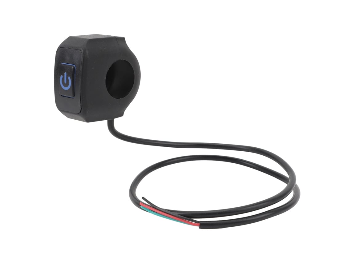Interruptor Moto 2026 Impermeável 22mm com Luz Azul e Controle S/MARCA