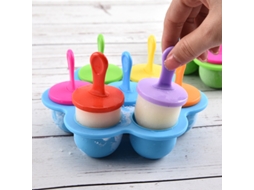 7 Moldes de Silicone para Picolés, Mini Moldes Multifuncionais DUREFORWARD