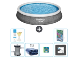 Piscina Bestway Fast Set Redonda 396x84 Cm 5 peças S177 BESTWAY