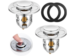Peças Tampa De Drenagem Universal Pop Up Para Pia De Cozinha E Banheiro,tampa De Banheira Para Pia Filtro Anti Entupimento Btforus (34 40mm)