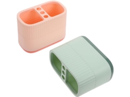 Organizadores De Mesa Para Lápis E Canetas, Verde E Rosa, Decoração.