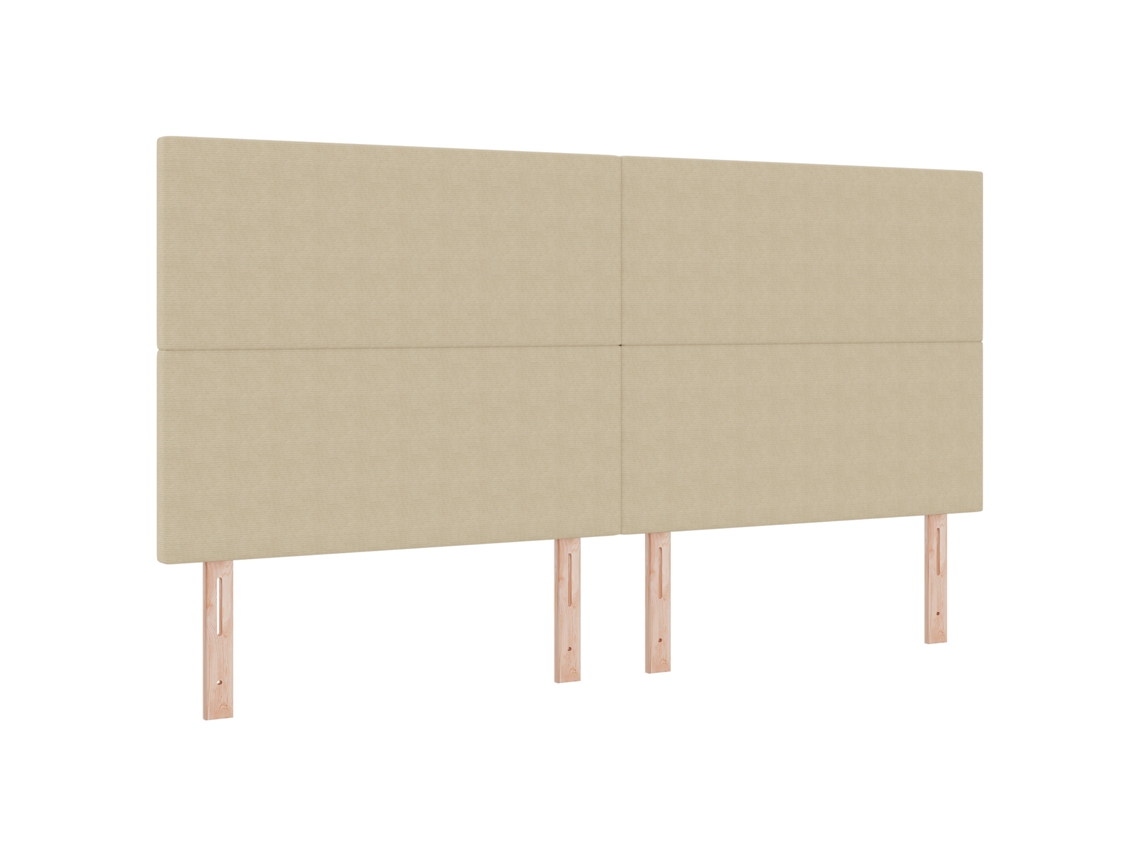 Conjunto 1 Cabeceira Estofada Vidaxl Sálvia Cordão (200 Cm)
