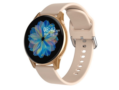Smartwatch LIGE Lige T2Pro Dourado Bracelete Silicone Recebe Notificações Alerta de Chamadas