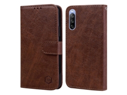 Capa Para Celular Com Textura De Couro Oleoso E Sensação De Pele Em Pu Tpu