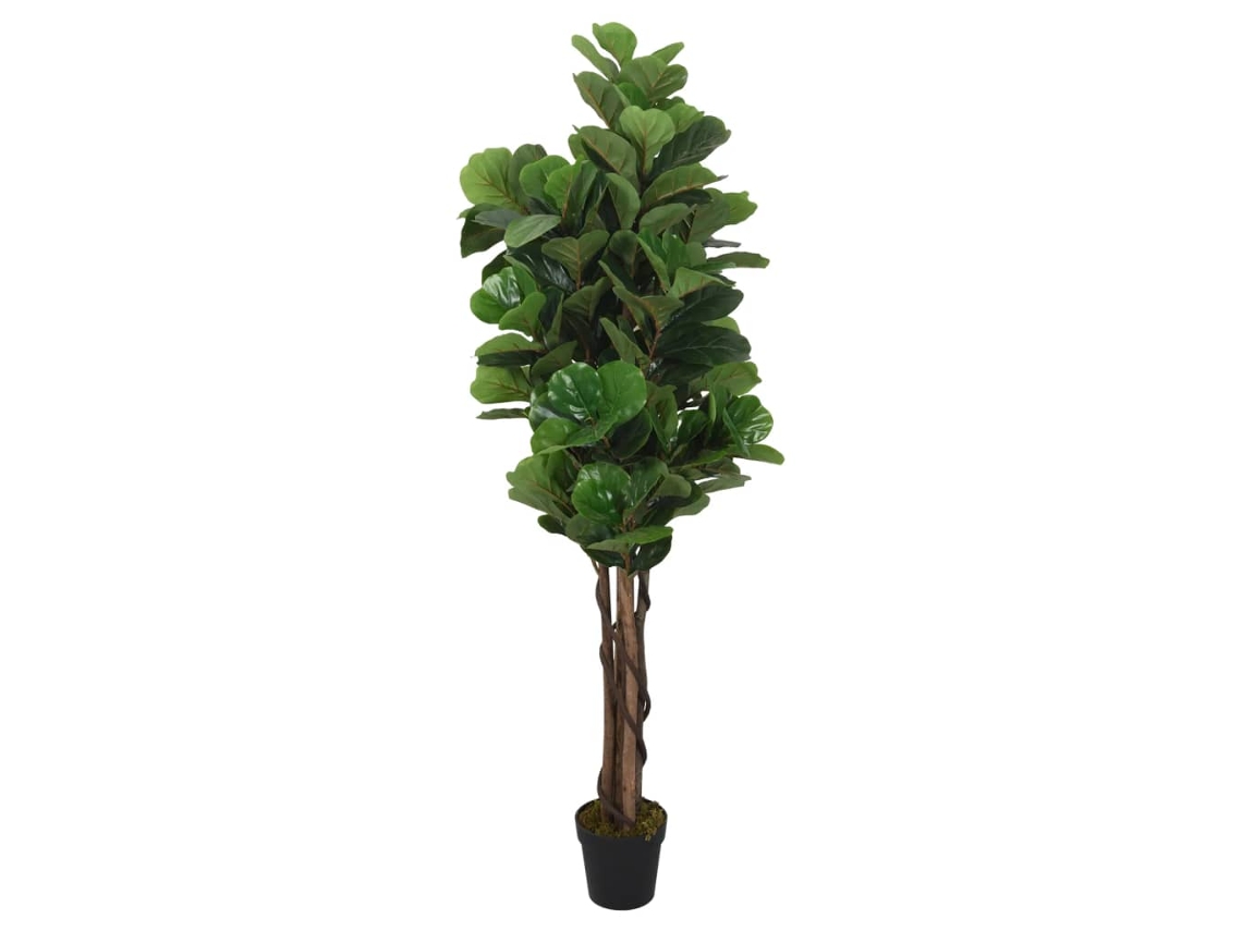 Vidaxl Figueira-lira Artificial 96 Folhas 80 Cm Verde