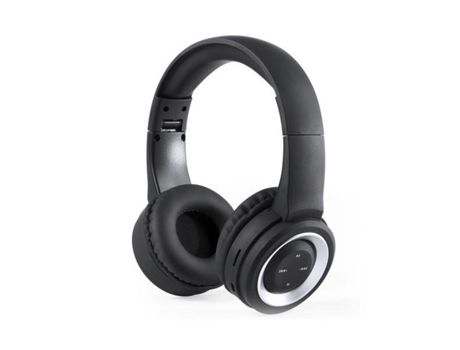 Auriculares de Diadema Dobráveis  Bluetooth 3.0 147345 - Preto