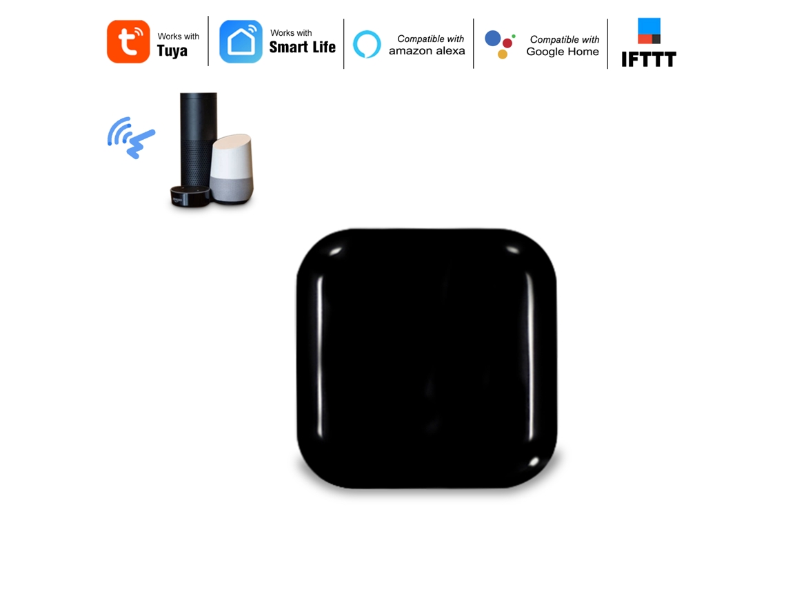 Controle remoto universal WiFi IR Tuya com app Smart Life e controle por voz Alexa S/MARCA