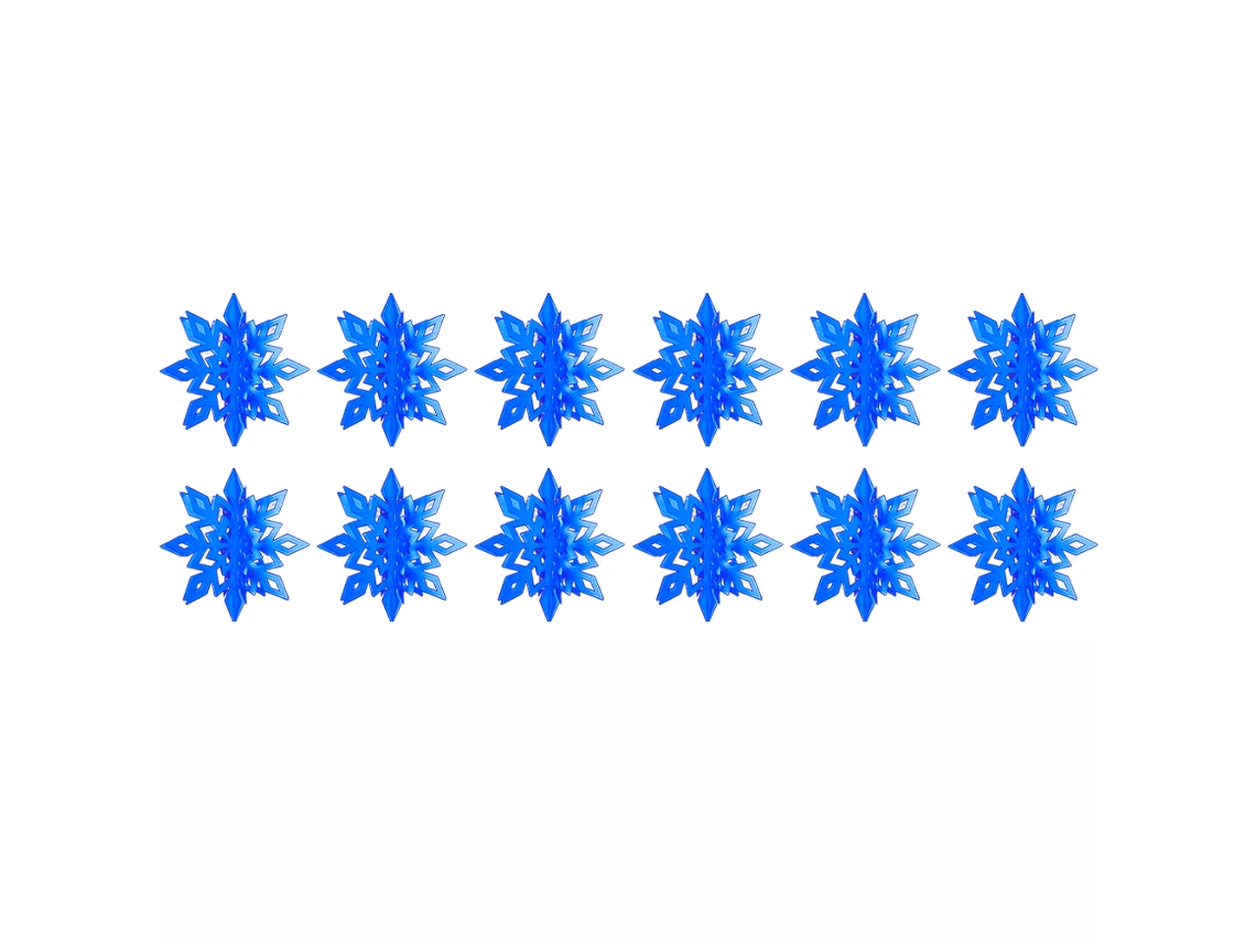 Enfeites De Flocos De Neve De Plástico Com Glitter Para Decoração De Inverno Em Árvores De Natal, Janelas E Ambientes Internos EE Aquaforge