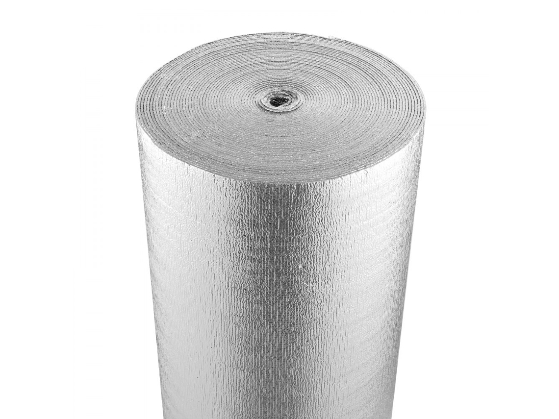 Rolo De Isolamento Térmico E Radiante Dupla Face 30m X 122cm Tekmaquinas