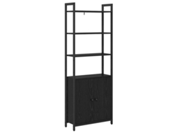 Gabinete de Livros Carvalho Preto 60 X 24 X 161 Cm MAISON EXCLUSIVE