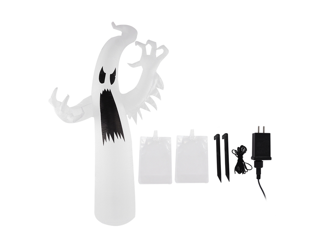 Laxiscreed Espírito Santo Inflável Halloween Com Luz Led, Impermeável Ip44 Para Jardim E Exterior