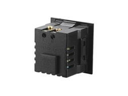 Tomada Usb integrada para mesa, módulo de carregamento preto BRILVIBERA