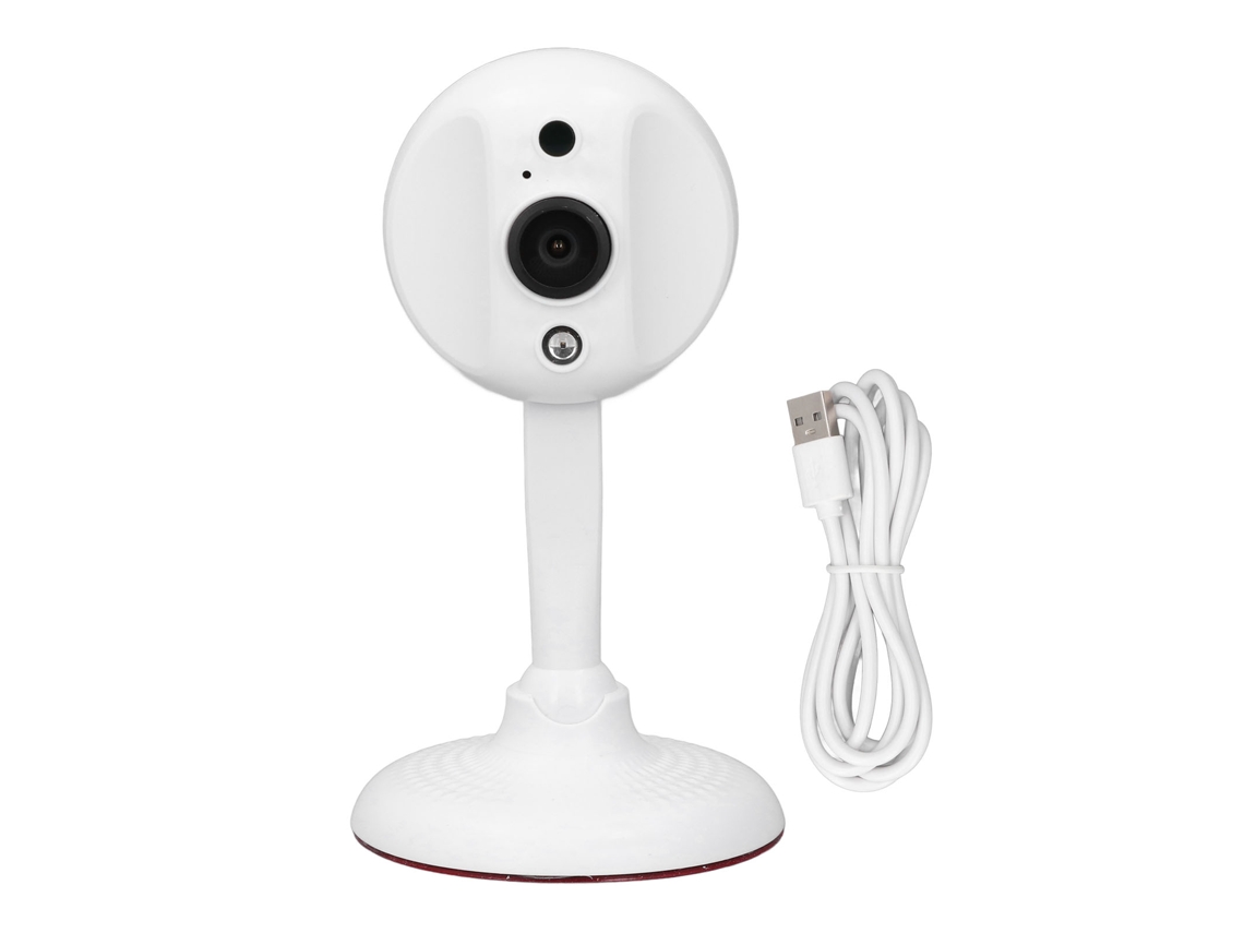 Câmera De Segurança Wifi 1080p 2mp Com Detecção De Movimento E Áudio Bidirecional Para Mesa