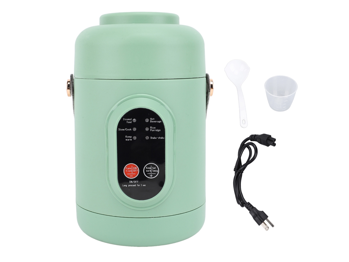 Panela Elétrica Portátil 500w Multifuncional Aço Inoxidável 800ml para Viagens Us Plug 110v