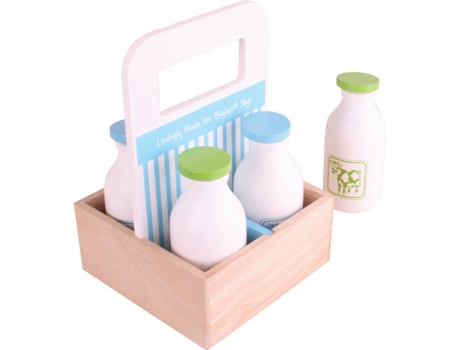 Brinquedo de Faz de Conta  Garrafas de Leite