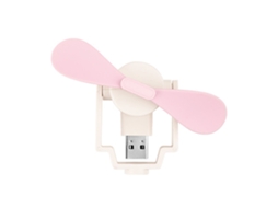 Mini Ventilador Lâmpada Cenoura Led Recarregável