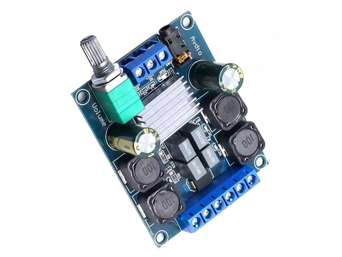 Xy502 - Placa Amplificadora De Potência Alto-falante Canal Duplo 50 X