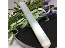 Natural Branco Selenita Massagem Cristal Varinha Varinha Yoni Varinha Para Saúde Cristal Cura