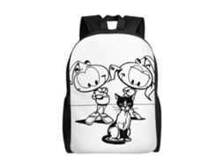 Mochila Snorks Para Estudantes, Leve E Elegante, Impermeável E Com Alça De Ombro Respirável.