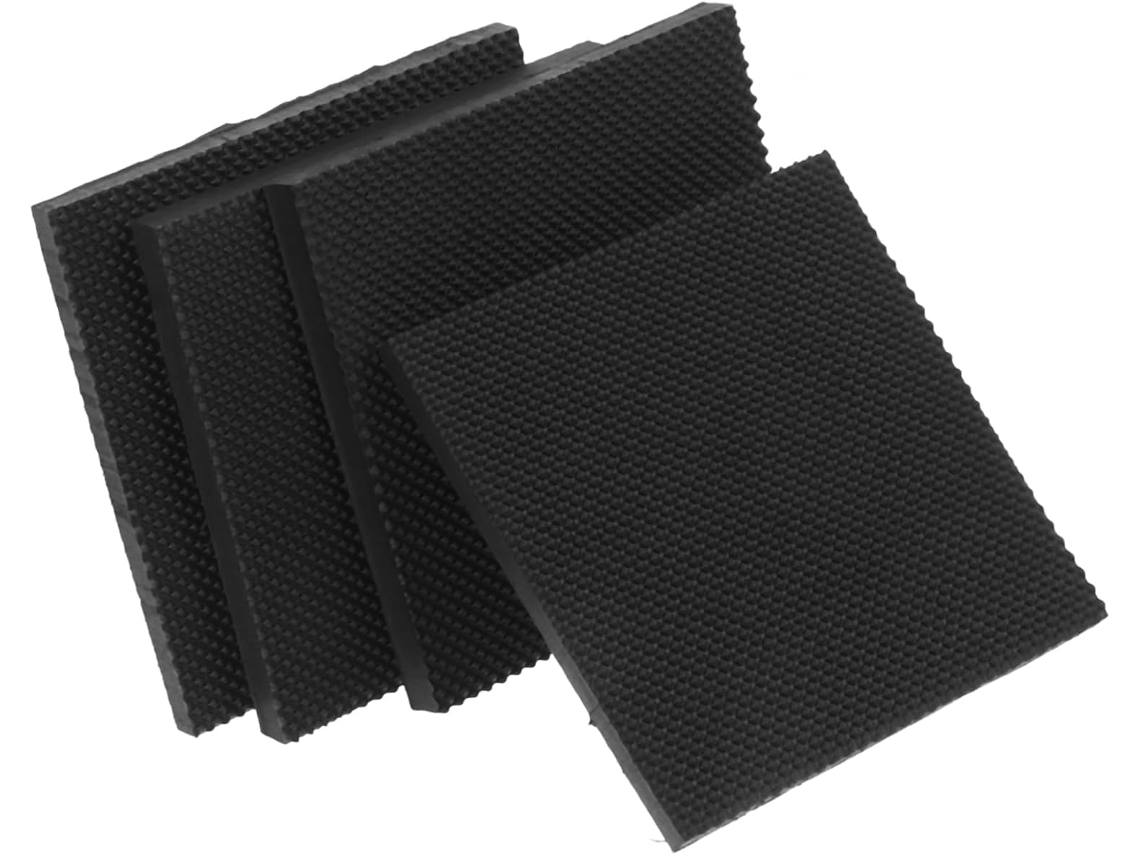 Galpada 2-pares De Adesivos Antiderrapantes Para Sapatos, Protetores De Sola Borracha Preta, Para Sapatos De Salto Alto
