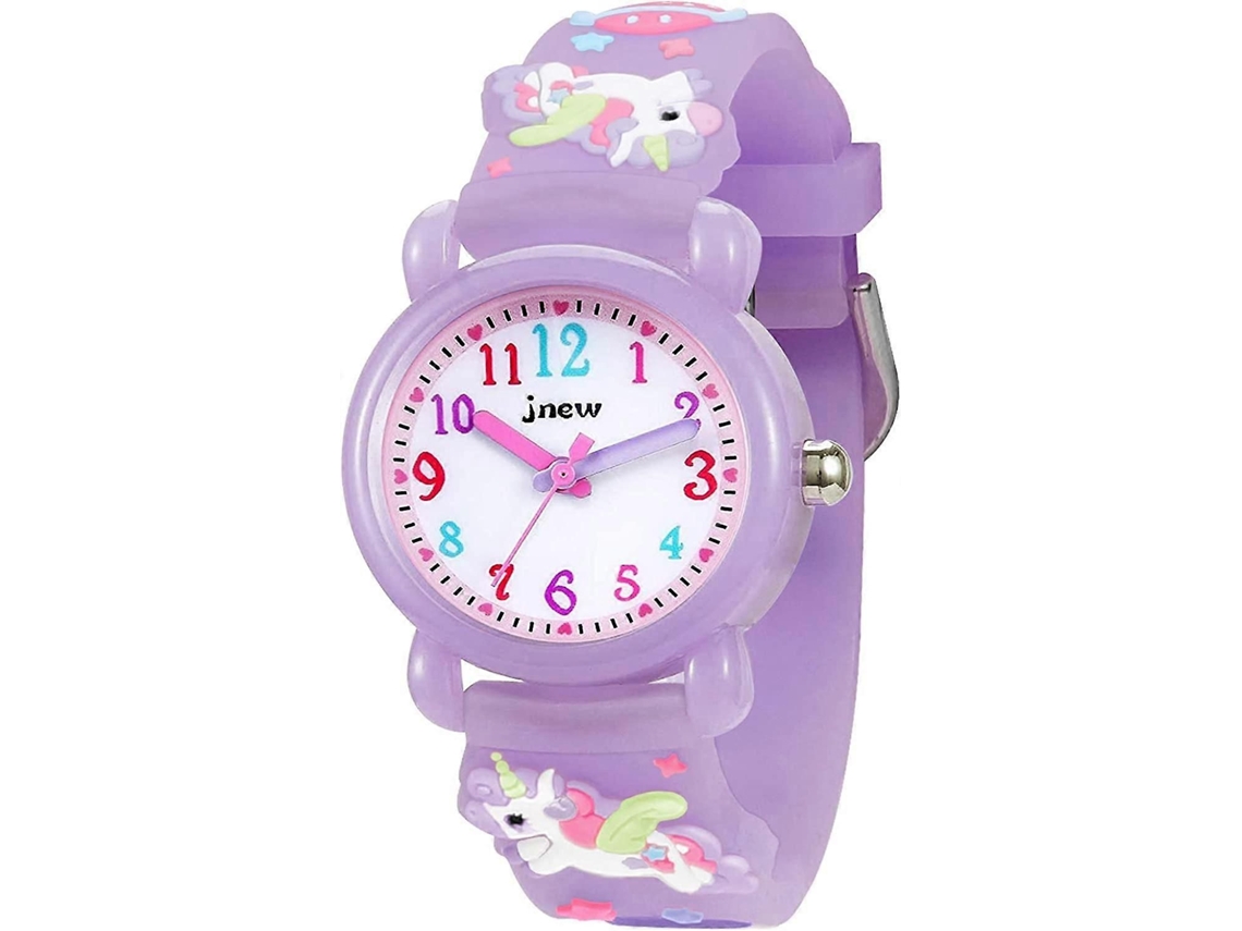 Relógio Infantil Zruxe GOKOCO de quartzo analógico 3D com desenho animado para meninos e meninas