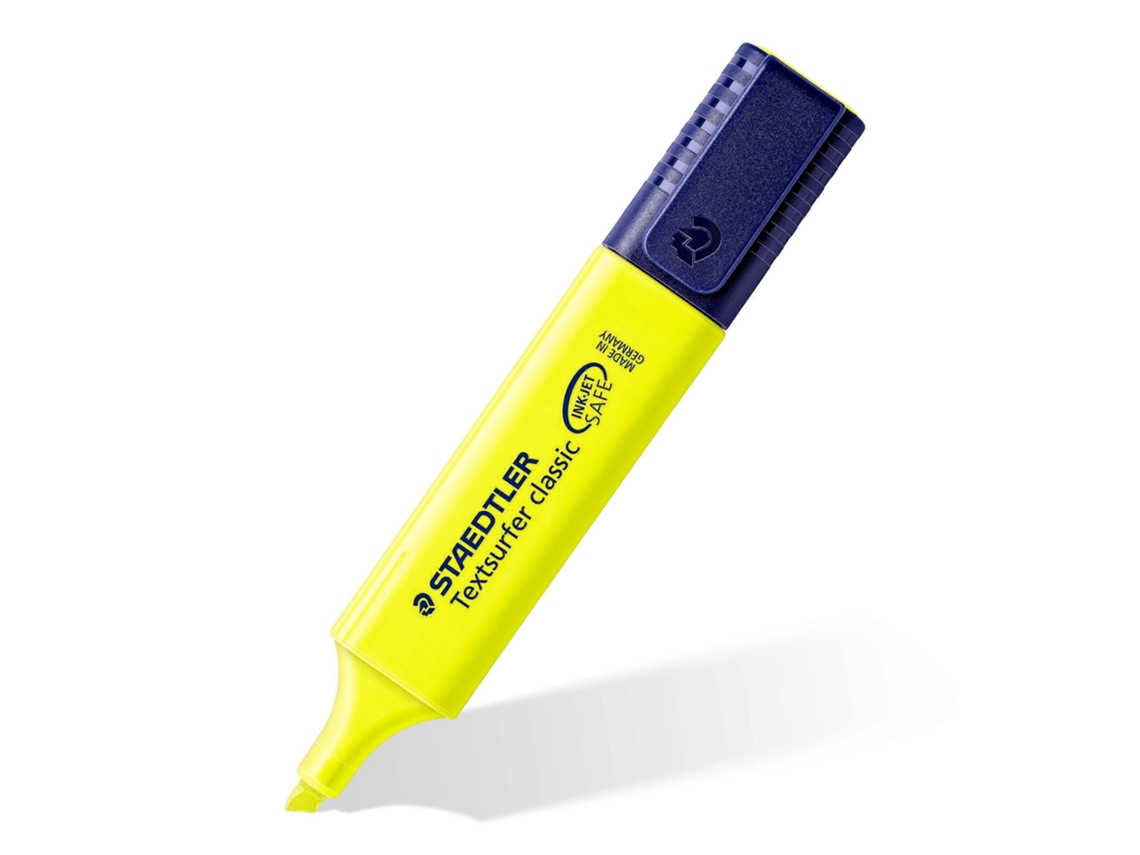 Marcador Textsurfer Classic 3641 Amarelo Olysi Shop (caixa Com 10)