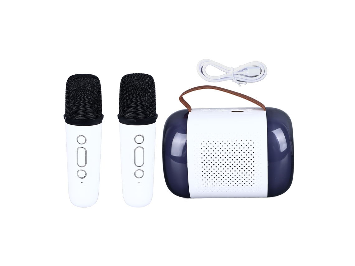 Altifalante Bluetooth EOOCOO (dois Microfones, Rgb Colorido)