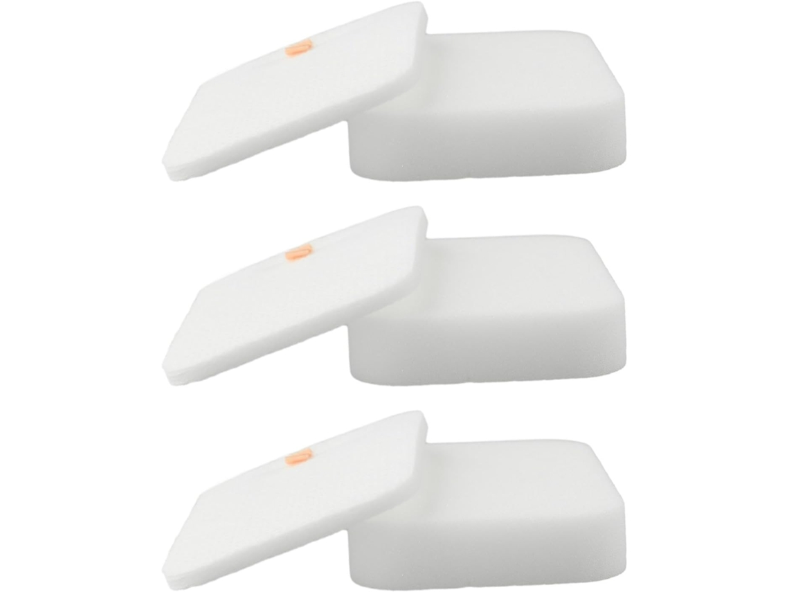 Conjunto Com 3 Filtros De Espuma Reposição Para Aspiradores Verticais