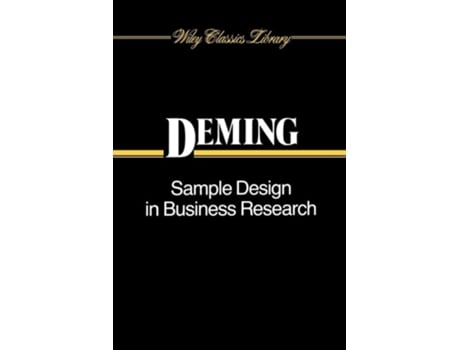 Livro Sample Design in Business Research de W. Edwards Deming ( Inglês )
