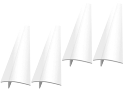 Conjunto De 4 Protetores De Silicone Para Frestas Em Bancadas De Cozinha.