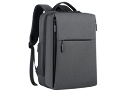 Mochila Computador Mochila Estudante Masculino Saco de Escola À Prova Dwaterproof Água Carregamento Mochila-Bolso Cinza Escuro
