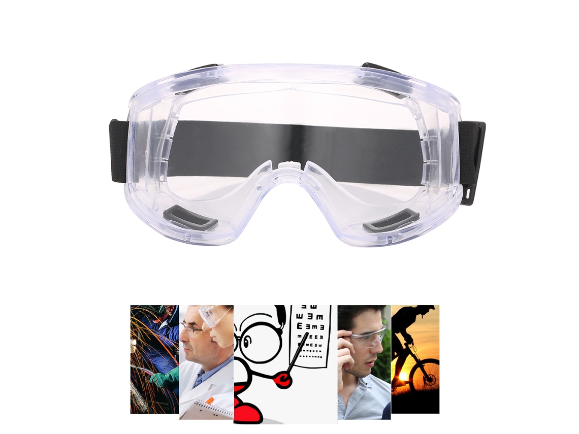 Óculos De Segurança Transparentes Anti-gotas Resistentes À Areia, Vento E Poeira Para Proteção Ocular