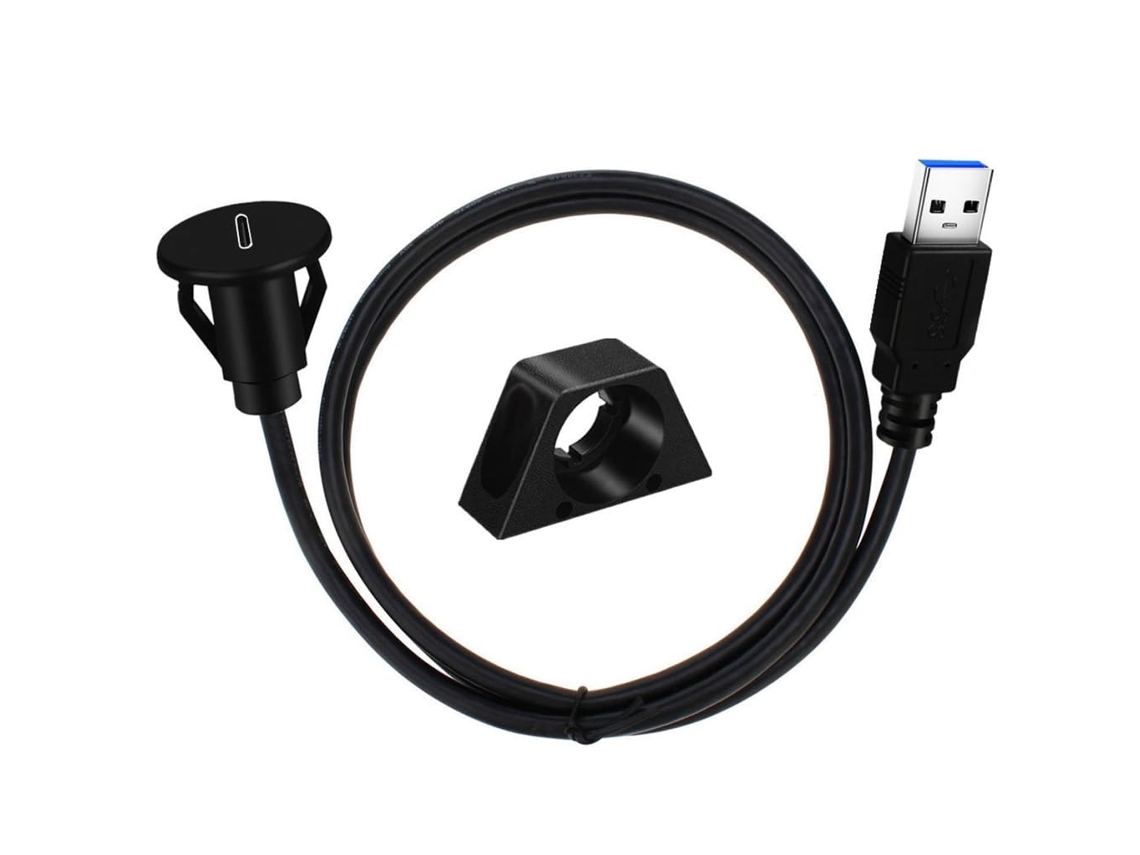 Cabo Extensor Usb Macho Para Tipo C Fêmea De Pequeno Porte Carro,