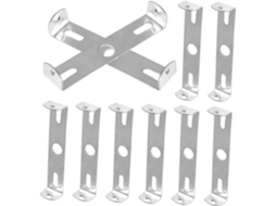 Conjunto De 10 Suportes Para Luminárias De Teto, Montagem Prática Para