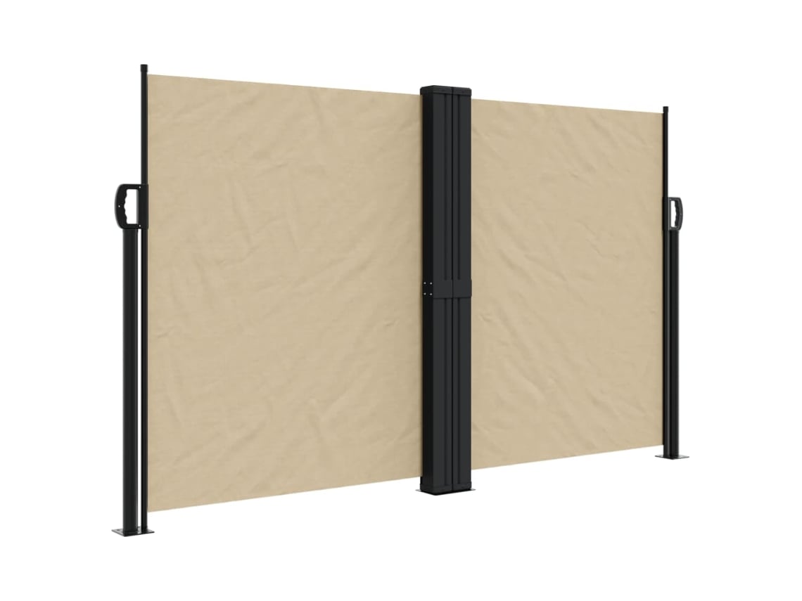 Toldo lateral retrátil VIDAXL Bege (140x1200 cm)