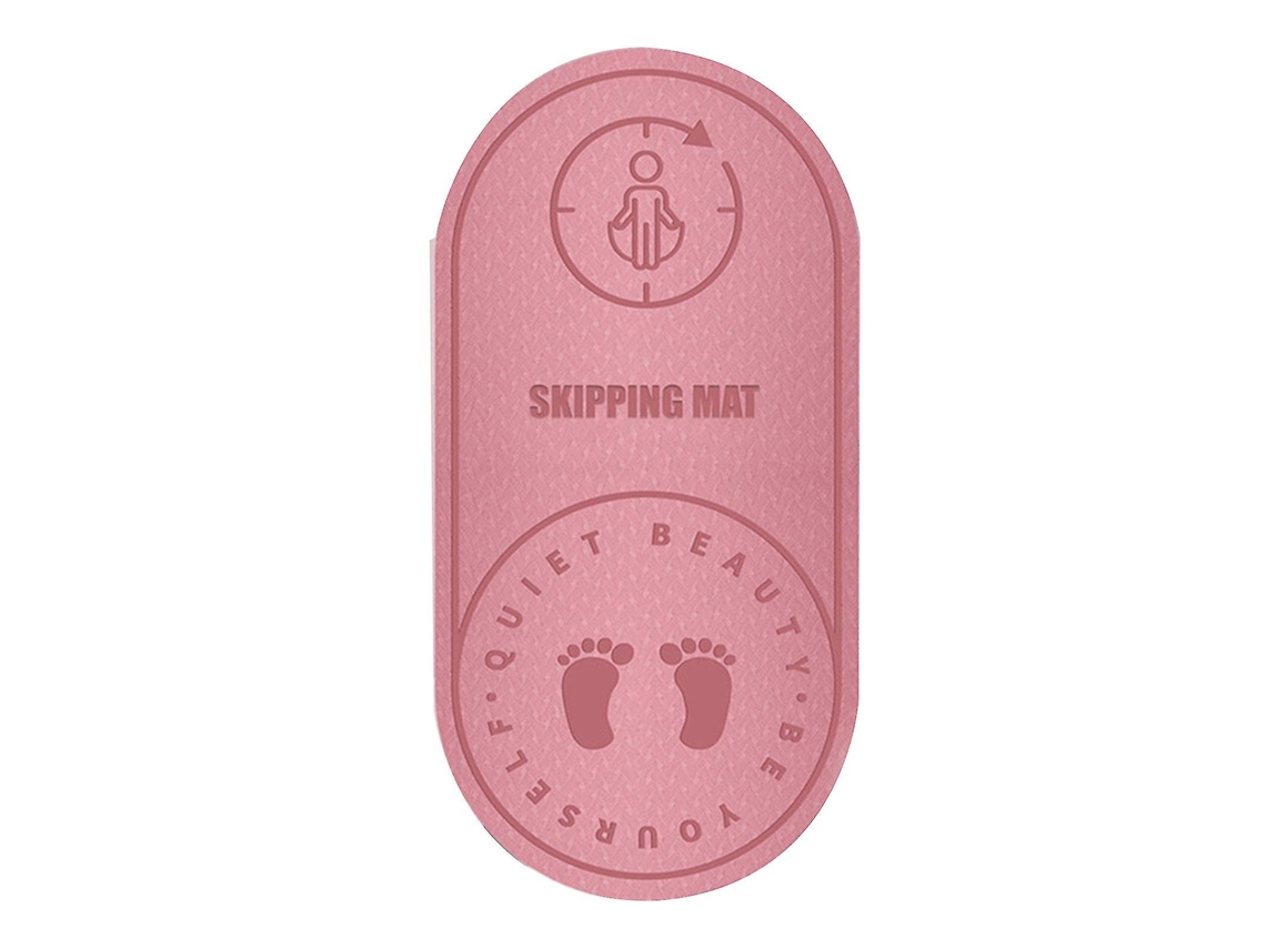 Omni-colchoneta Para Pular A Corda Protetora De Joelhos Absorção De Impactos Anti-deslizante Duradoura 8mm Rosa