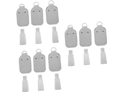 Conjunto De 9 Frascos Recarregáveis Com Tampas, Conjunto De Frascos Portáteis Para Loção E