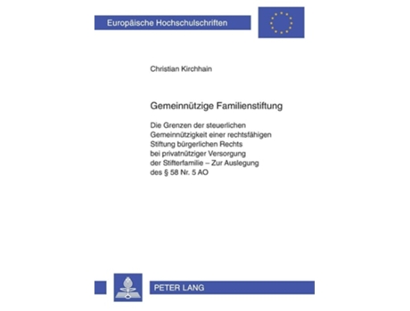 Livro Gemeinnuetzige Familienstiftung De Christian Kirchhain (alemão)