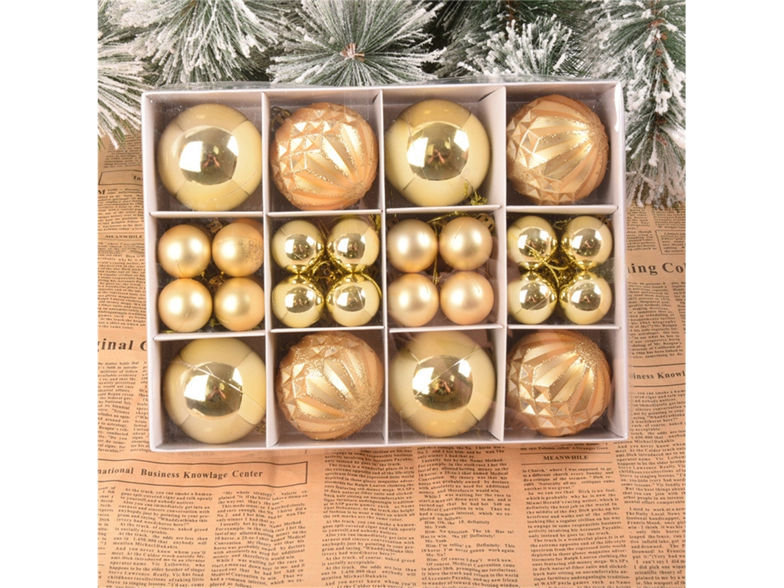 40Pcs Bola de Natal Decoração de Árvore de Natal