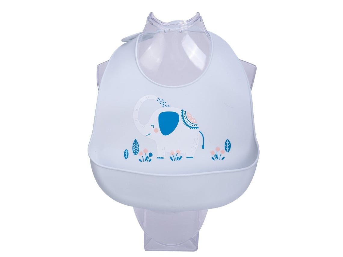 Babete de Bebé SLOWMOOSE de Silicone Impermeável para Alimentação de Bebê  Recém-Nascido Aventais Avental de Bandana Ajustável para Bebê 1 (Aa)