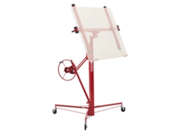 Elevador De Placa De Gesso Vevor 1530 X 1530 X 1450 Mm Vermelho Carga De 68 Kg