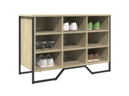 Vidaxl Sapateira 90x38x61,5 Cm Derivados De Madeira Carvalho Sonoma