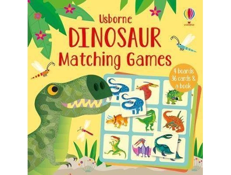 Livro Dinosaur Matching Games De Sam Smith, Ilustrado Por Gareth Lucas (Inglês)