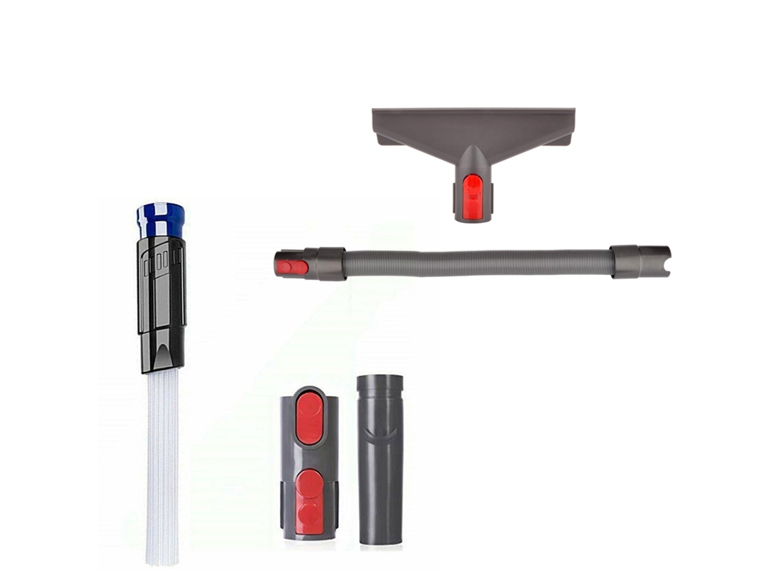 Kit de ferramentas de colchão para dyson v10 v8 v7, ferramenta de colchão e mangueira de extensão com botão de liberação rápida e ferramenta de limpez