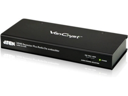 Extensão AV Repetidor ATEN VC880 Preto