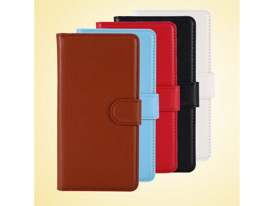 Capa para celular branca com proteção de cartão EOOCOO