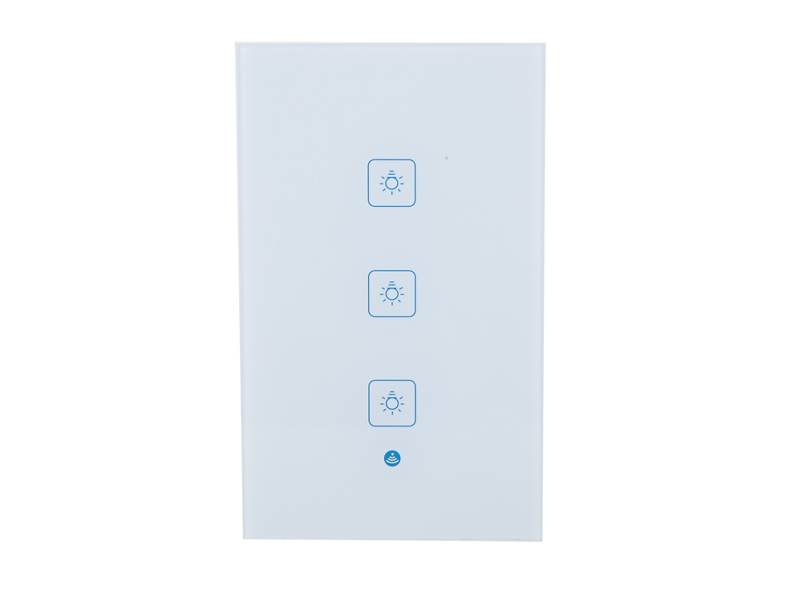 Laxiscreed Interruptor Wi-fi Inteligente De Parede Com Controlo Táctil E Remoto